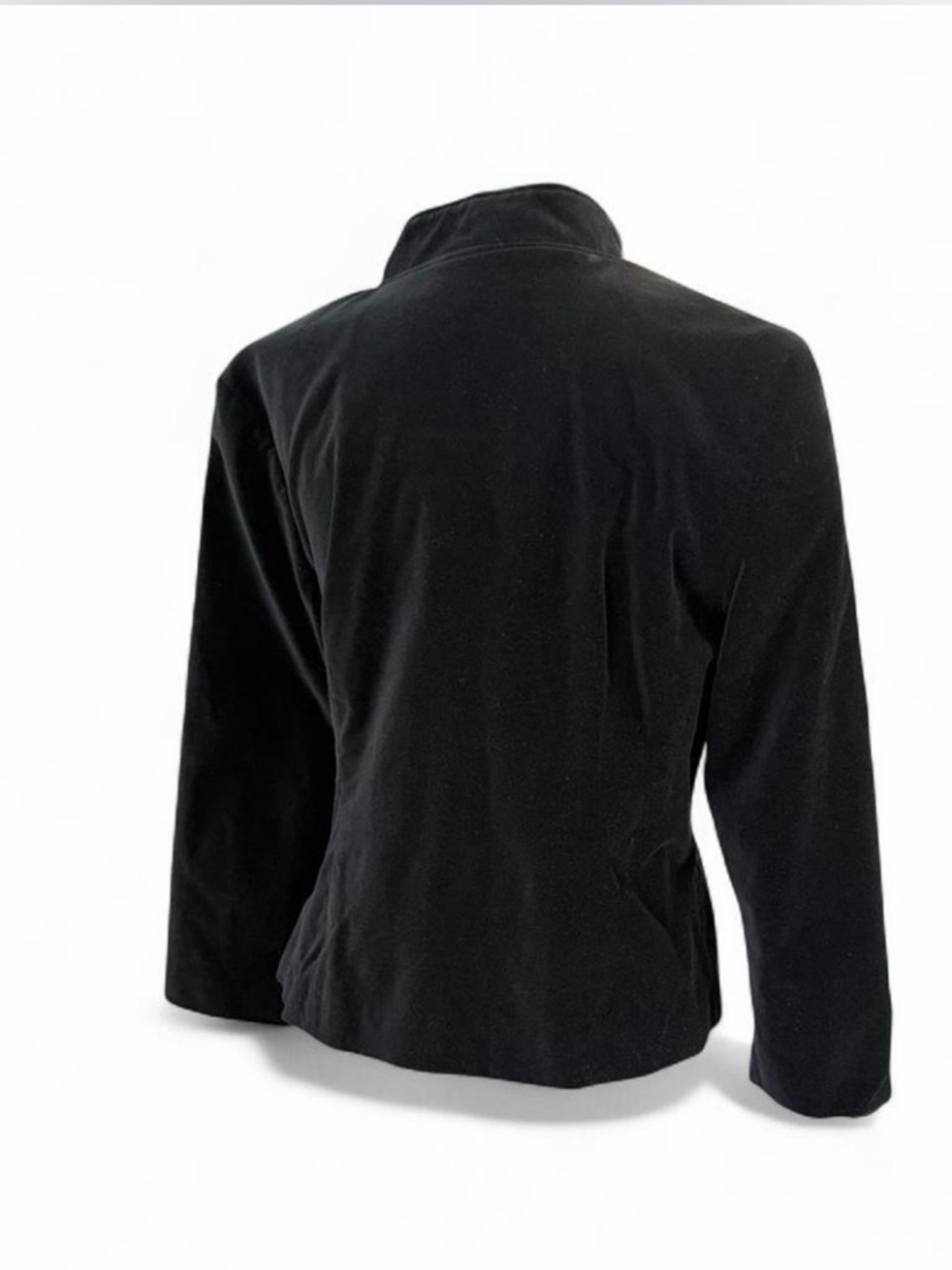 Isaac Mizrahi for Target Black Button Front Jacket Coat Size Large - Picture 4 of 6